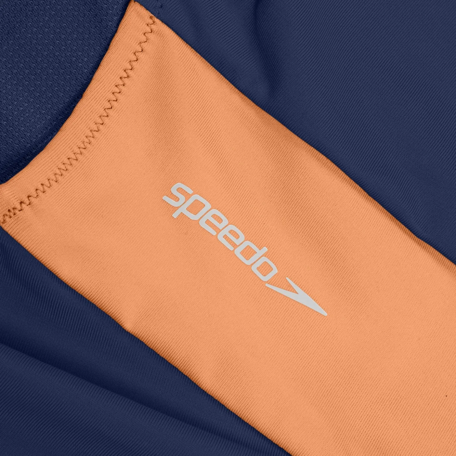 Women's Colourblock Zip Swimsuit Blue