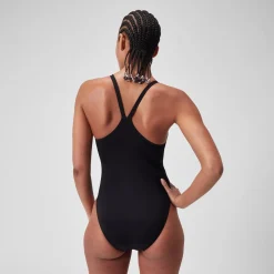 Women's Endurance+ V Neck Swimsuit Black