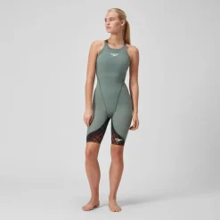 Women's Fastskin LZR Ignite Kneeskin Green/Black