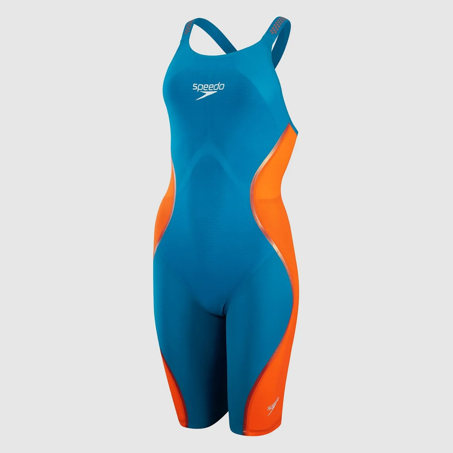 Women's Fastskin LZR Pure Intent Closedback Kneeskin Blue/Orange