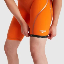 Women's Fastskin LZR Pure Intent Openback Kneeskin Orange/Yellow