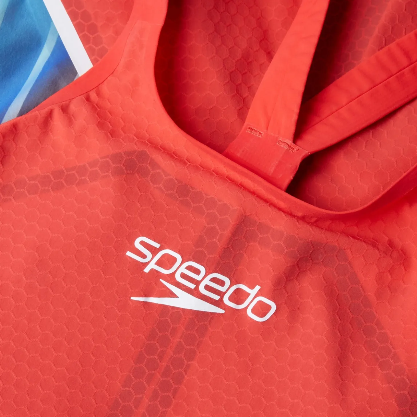 Women's Fastskin LZR Pure Intent 2.0 Openback Kneeskin Red/Blue