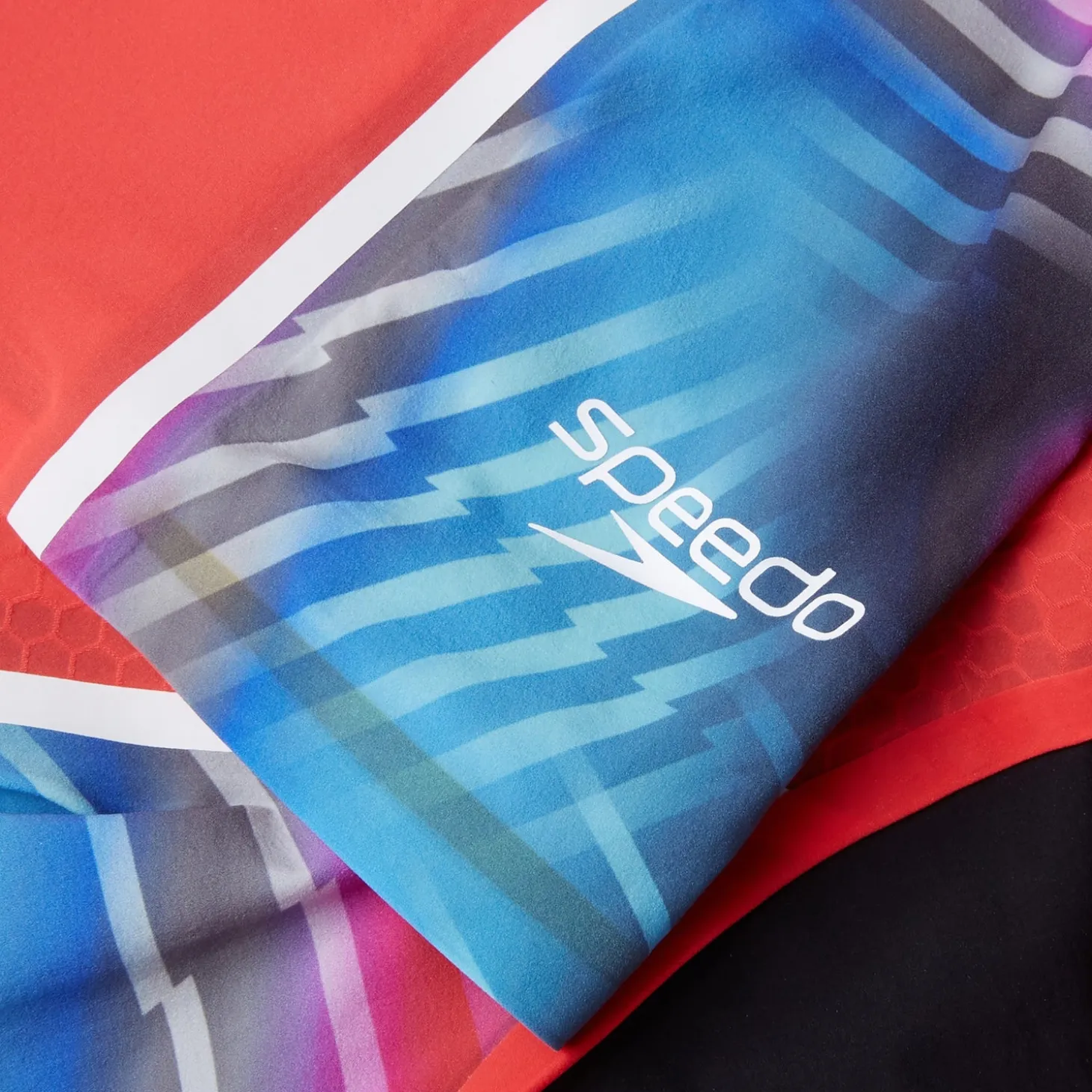 Women's Fastskin LZR Pure Intent 2.0 Openback Kneeskin Red/Blue