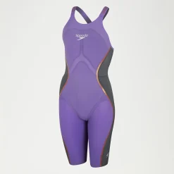 Women's Fastskin LZR Pure Intent Purple Reign Openback Kneeskin