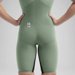 Women's Fastskin LZR Pure Valor 2.0 Closedback Kneeskin Green/Black