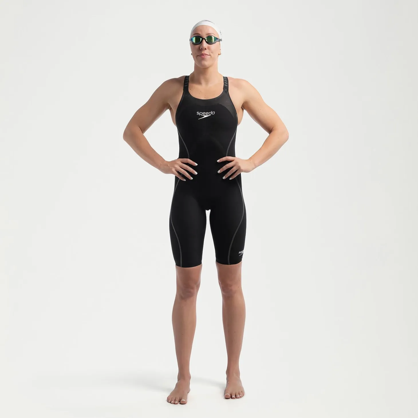 Women's Fastskin LZR Pure Intent 2.0 Closedback Kneeskin Black/Iridescent