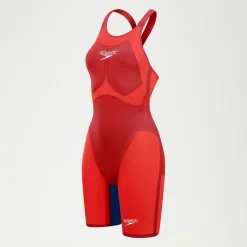 Women's Fastskin LZR Pure Valor 2.0 Closedback Kneeskin Red/Blue