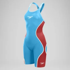 Women's Fastskin LZR Pure Intent 2.0 Closedback Kneeskin Blue/Red