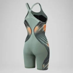 Women's Fastskin LZR Pure Intent 2.0 Closedback Kneeskin Green/Orange