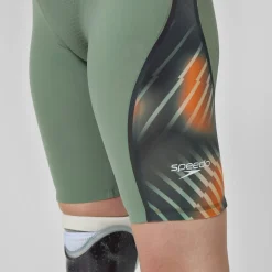 Women's Fastskin LZR Pure Intent 2.0 Closedback Kneeskin Green/Orange