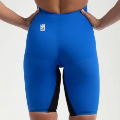 Women's Fastskin LZR Pure Valor 2.0 Openback Kneeskin Blue/Black