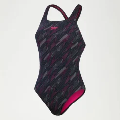 Women's HyperBoom Medalist Swimsuit Black/Pink