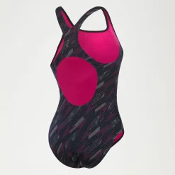 Women's HyperBoom Medalist Swimsuit Black/Pink
