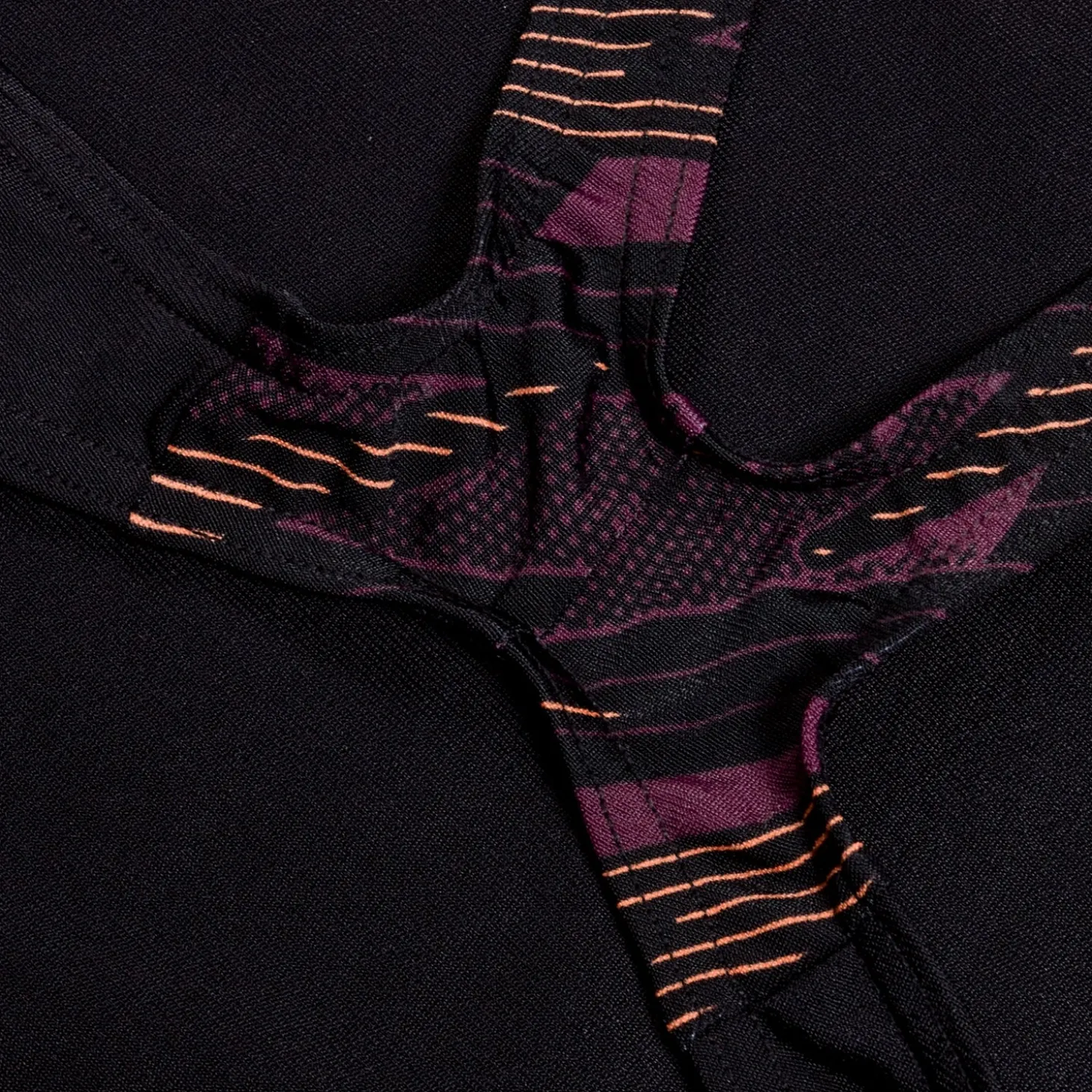 Women's HyperBoom Splice Muscleback Swimsuit Black/Purple