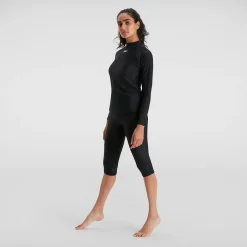 Women's Long Sleeved Sun Protection Top Black/White