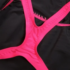 Women's Medley Logo Swimsuit Black/Pink