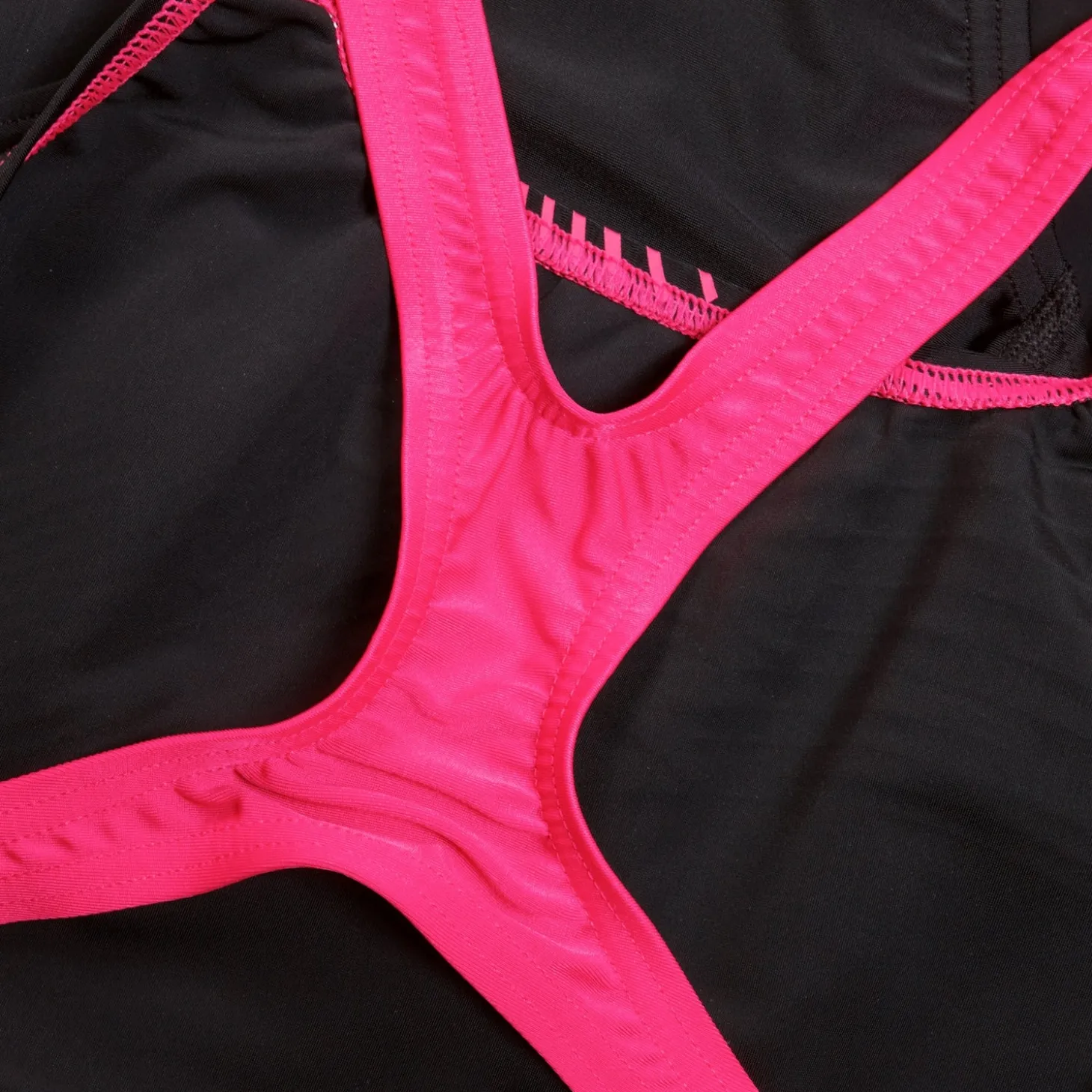 Women's Medley Logo Swimsuit Black/Pink