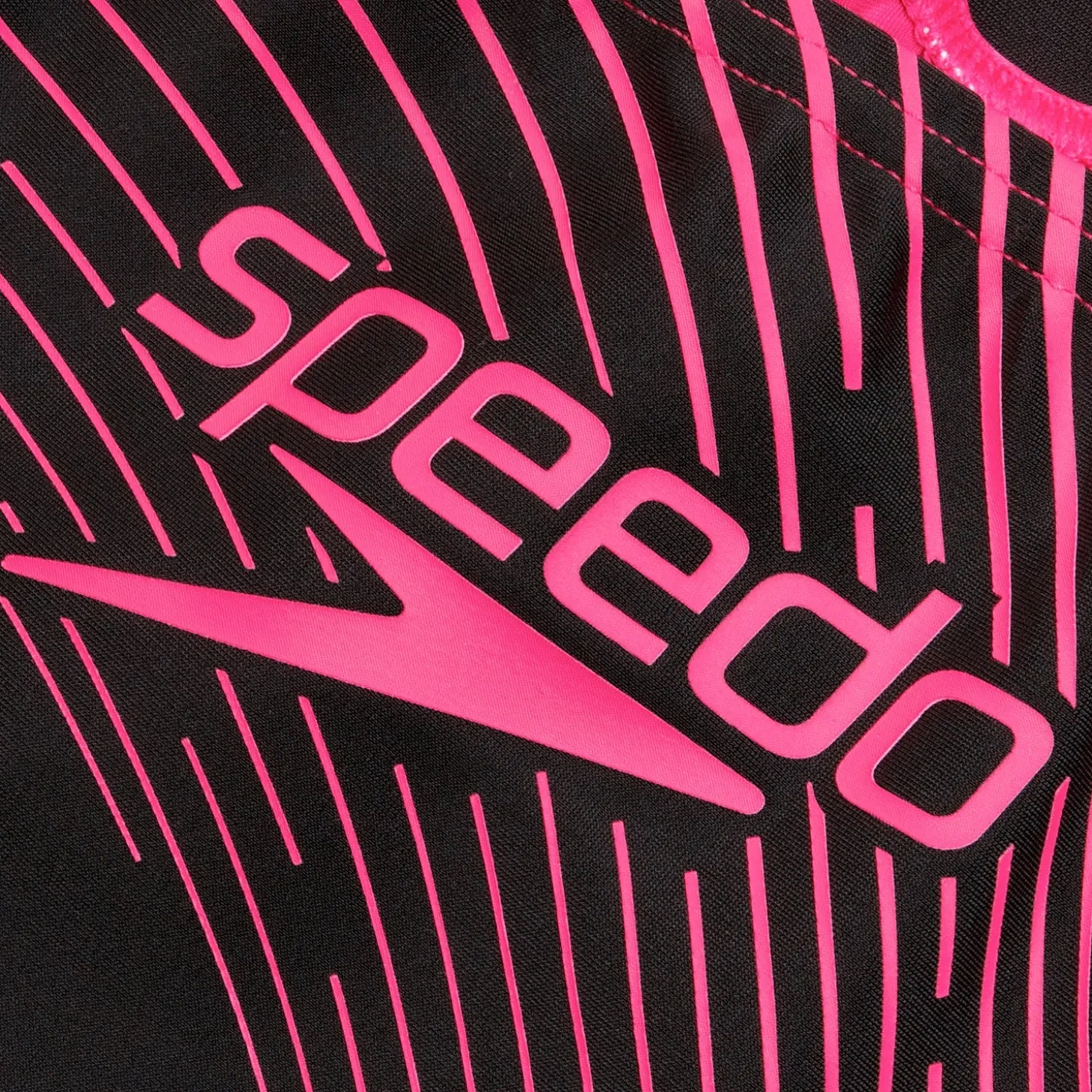 Women's Medley Logo Swimsuit Black/Pink