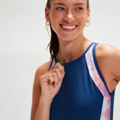 Women's Panel Hydrasuit Blue/Coral