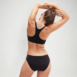 Women's Placement Bikini Black/Blue