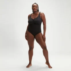 Women's Plus Size Shaping AquaNite Swimsuit Black