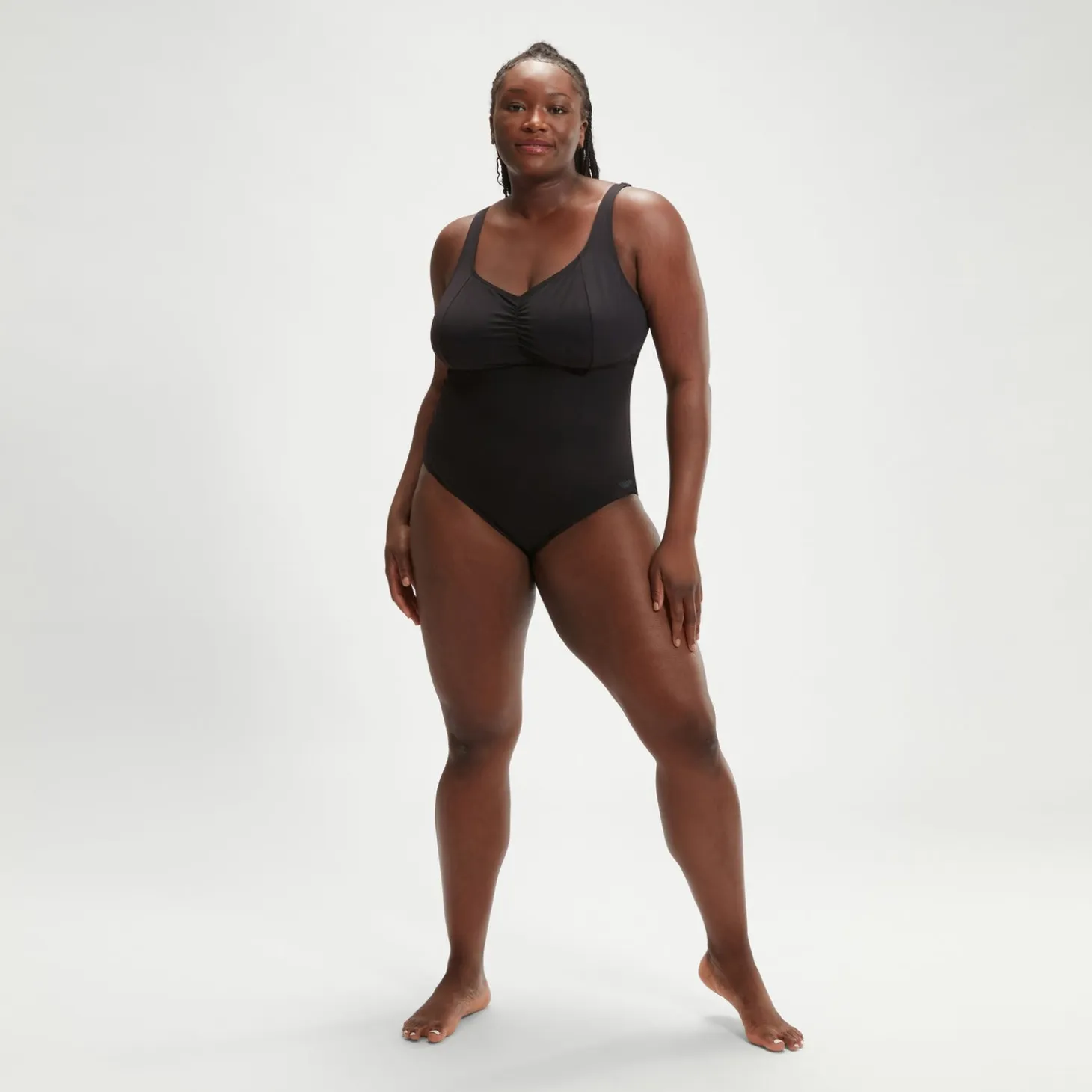 Women's Plus Size Shaping AquaNite Swimsuit Black