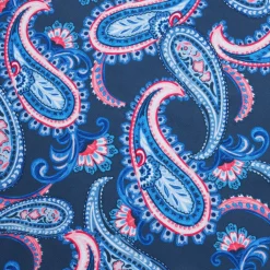 Women's Printed Long Sleeve Swim Tee Navy/Blue