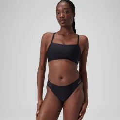 Women's Racerback Crop Top Dark Grey