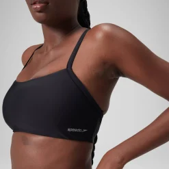 Women's Racerback Crop Top Dark Grey