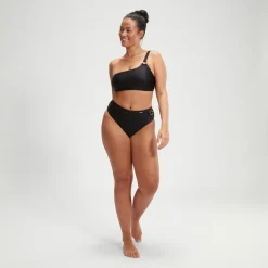 Women's Shaping Asymmetric Bikini Top Black