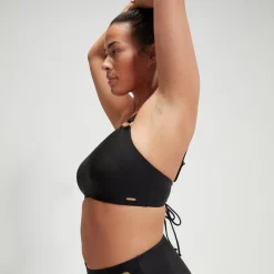 Women's Shaping Asymmetric Bikini Top Black