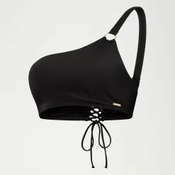Women's Shaping Asymmetric Bikini Top Black