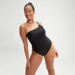 Women's Shaping Asymmetric Swimsuit Black