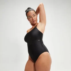 Women's Shaping Asymmetric Swimsuit Black
