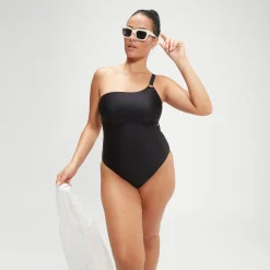 Women's Shaping Asymmetric Swimsuit Black