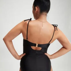 Women's Shaping Bandeau Swimsuit Black
