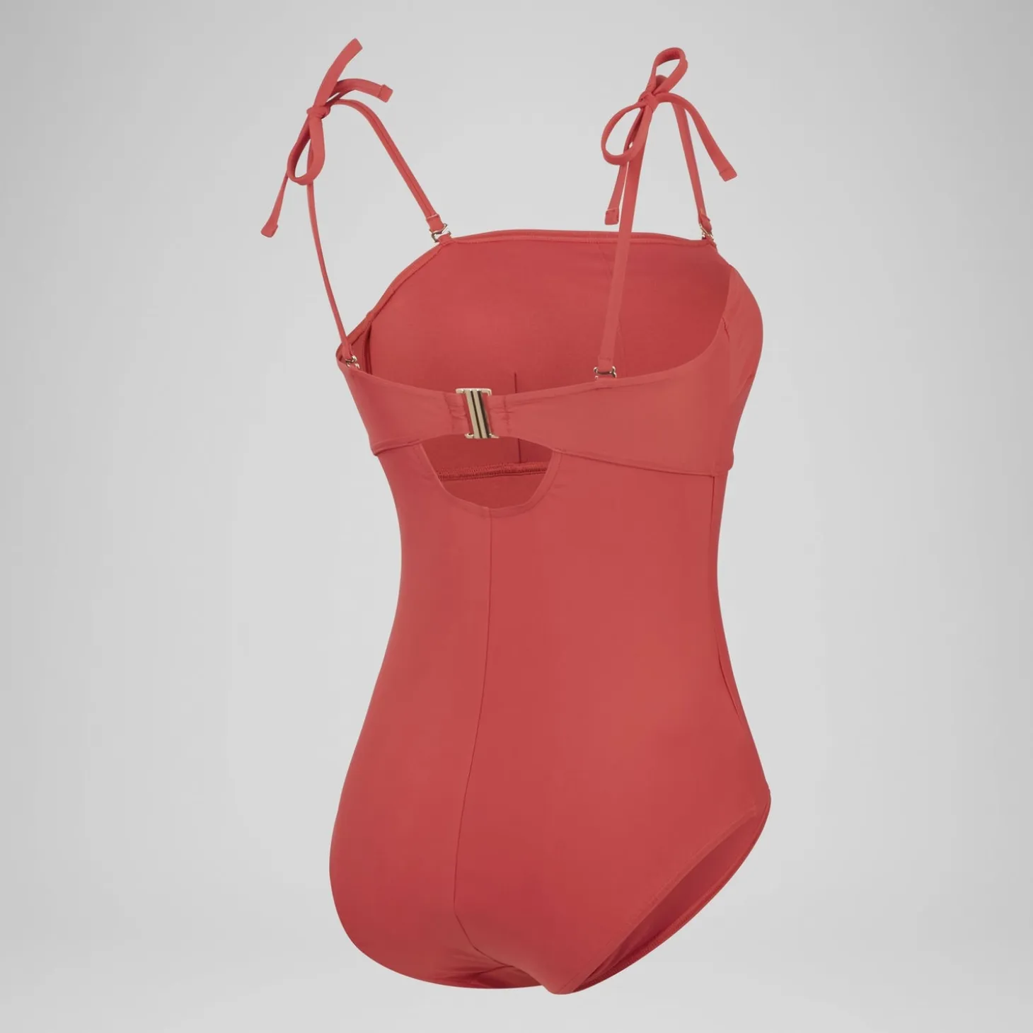 Women's Shaping Bandeau Swimsuit Red