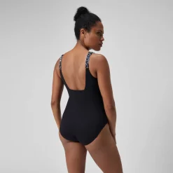 Women's Shaping Contour Eclipse Swimsuit Black/Grey