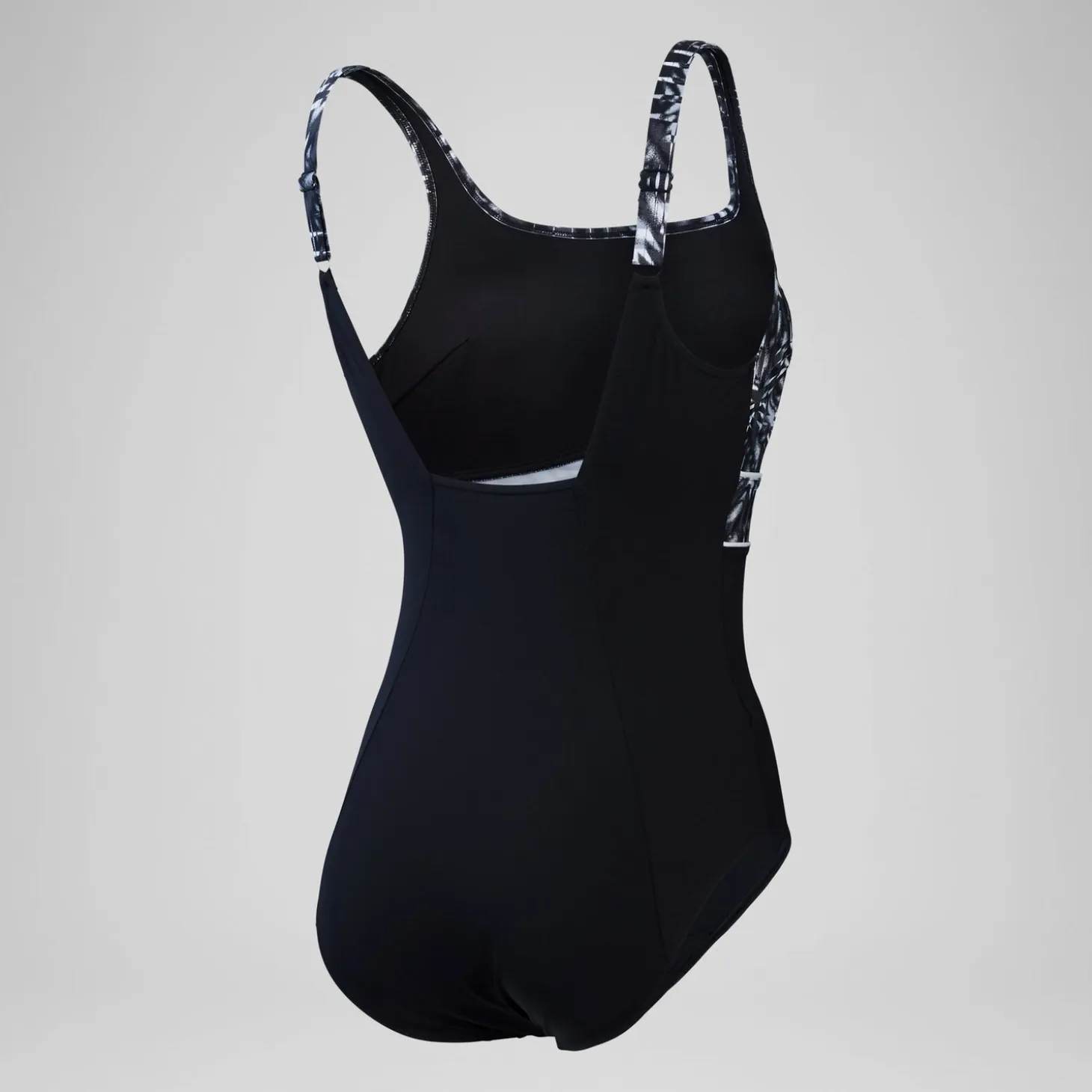 Women's Shaping Contour Eclipse Swimsuit Black/Grey