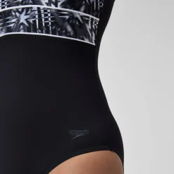 Women's Shaping Contour Eclipse Swimsuit Black/Grey