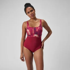 Women's Shaping Contour Eclipse Swimsuit Purple/Red