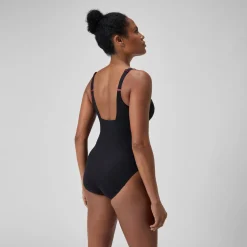 Women's Shaping Contour Eclipse Swimsuit Black/Purple