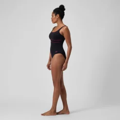 Women's Shaping Contour Eclipse Swimsuit Black/Purple