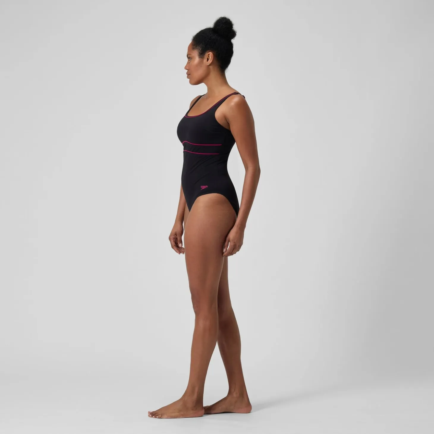 Women's Shaping Contour Eclipse Swimsuit Black/Purple