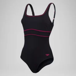 Women's Shaping Contour Eclipse Swimsuit Black/Purple