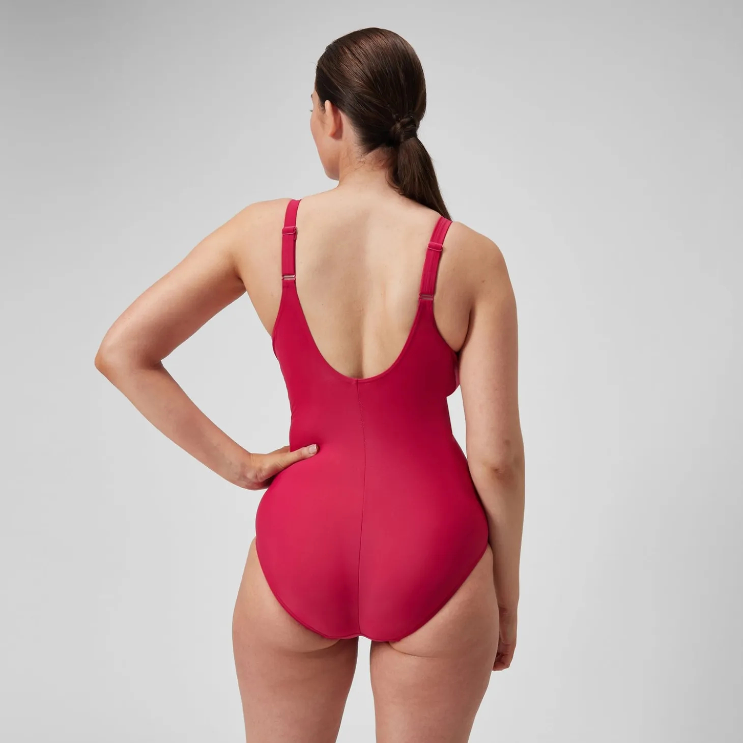 Women's Shaping Cross Knot Swimsuit Purple