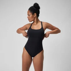 Women's Shaping Crossback Swimsuit Black