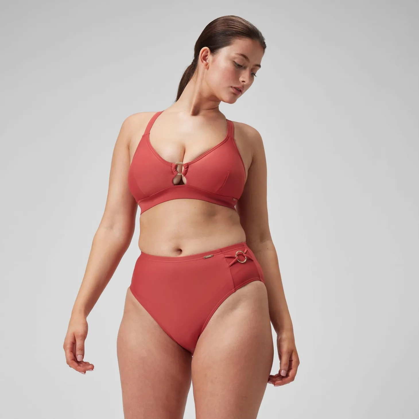 Women's Shaping Hi Waist Brief Red