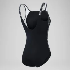 Women's Shaping LunaLustre Printed Swimsuit Black/Grey