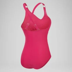 Women's Shaping V Neck Swimsuit Purple